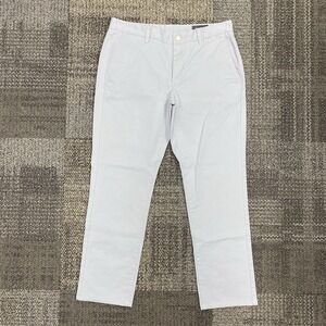 BONOBOS Slim Fit Light Blue Chinos Mens Size 32x34 Cotton Stretch Pants